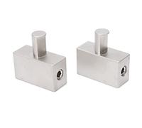 Amp Input Reducer Dual 1/0 Gauge to 1/0 Gauge High Power Plated Aluminum Alloy Amplifier Input Adapter for Car Audio Systems