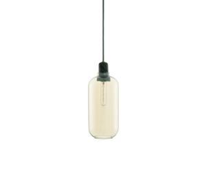 Amp Lamp pendant lamp Ø 11.2 x H 26 cm / GOLD-GREEN Normann Copenhagen SINGLE PIECES