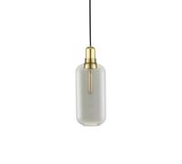 Amp Pendant Big Smoke-coloured/Brass