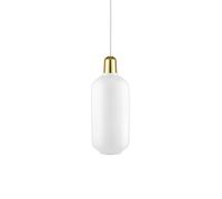 Amp Pendant Big White/Brass