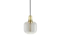 Amp Pendant Small Smoke-coloured/Brass