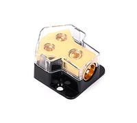 Amp Power Distribution Block 2 Gauge in 4 Gauge Out for Car Audio Splitter Ground Distribution Connecting Block