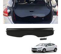 AMPACO Car Rear Cargo Cover Trunk Parcel Shelf For Ford Focus Hatchback 2011-2018, Luggage Cargo Shield Cover Boot Load Shielding Security Panel Roller Blind Accessory