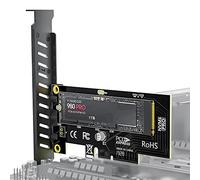 AMPCOM M.2 NVME SSD to PCIE Adapter Card, 40Gbps SSD PCI X4 3.0 Adapter for Desktop PC, PCI-E GEN3 Full Speed