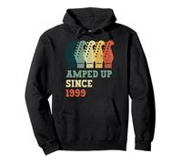Amped Up Since 1999 Retro Guitar Birthday Music Birth Year Pullover Hoodie