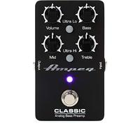Ampeg, 99-040-4041 Classic Analog Bass Preamp Pedal, Black