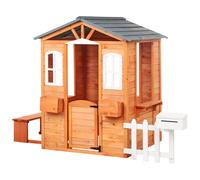 Beliani Garden Playhouse Ampeliko Fir Wood Brown