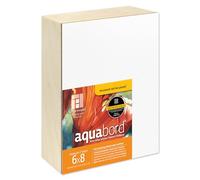 Ampersand Art Supply Aquabord | 6" x 8" | 2" Cradled Profile | Watercolor Painting Panel | Highly Absorbent Surface for Watercolor, Gouache & Casein