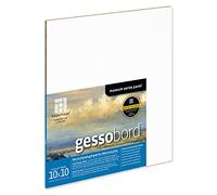 Ampersand Art Supply Museum Series Gessobord, Wood,Acrylic, 1/8" Flat Profile, 10" x 10"