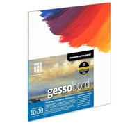 Ampersand Art Supply Museum Series Gessobord, Wood,Acrylic, 1/8" Flat Profile, 10" x 10"