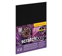Ampersand Art Supply Museum Series Scratchboard, Engineered Wood, Black, 8" x 10"