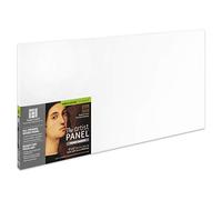 Ampersand Art Supply Primed Smooth Wood Art Painting Panel, 3/8" Flat Profile, 6 Inches x 12 Inches