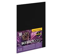 Ampersand Art Supply Scratch Art Panel Museum Series Scratchboard, 9" x 12", 1/8 Inch Flat Profile