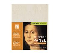 Ampersand Art Supply Unprimed Basswood Artist Panel, 1-1/2" Cradled Profile, 8"x10"