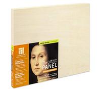 Ampersand Art Supply Unprimed Basswood Artist Panel, 7/8" Cradled Profile, 11 x14