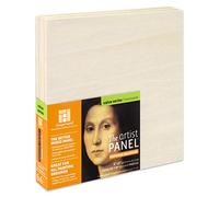 Ampersand Art Supply Unprimed Basswood Artist Panel, 7/8" Cradled Profile 6"x6"