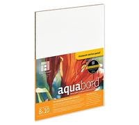 Ampersand Art Supply Watercolor Painting Panel: Museum Series Aquabord, 1/8 Inch Flat Profile, 8" x 10"