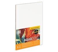 Ampersand Art Supply Watercolor Painting Panel: Museum Series Aquabord, 1/8 Inch Flat Profile, 9" x 12"