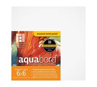 Ampersand Art Supply Watercolor Painting Panel: Museum Series Aquabord, 2 Inch Cradled Profile, 6" x 6"