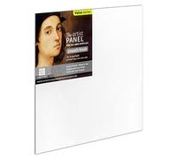 Ampersand Art Supply Wood Gesso Artist Painting Panel: Primed Smooth, 12"x12", 1/8 Inch Depth