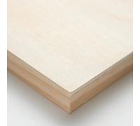 Ampersand : Artist Panel : Unprimed Basswood Panel : Cradled 22mm : 8x8in