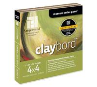 Ampersand Claybord 1/8 Inch 4X4 Pk/4