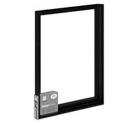 Ampersand Floaterframe for Wood Panels, 7/8 Inch Depth, Thin, 18x24 Inch, Black (FTHIN781824B)