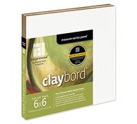 Ampersand Museum Series Claybord, 1/8 inch, 6 x 6 Pk/4