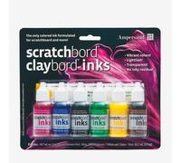 Ampersand : Scratchbord Ink Set : 6 Colours