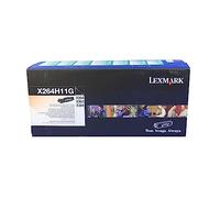 Ampertec 2 Toner Cartridges for Lexmark X264H11G Double Pack Black