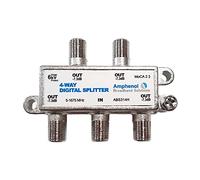Amphenol 4-Way Digital Coaxial Splitter MoCA 2.5 ABS314H