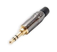 Amphenol KS3PC-AU Stereo Mini Jack Plug. Gold Plated 3.5mm Aux Connector