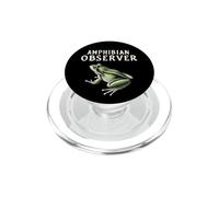 AmphIbian Observer Frog Watching Pond PopSockets PopGrip for MagSafe