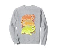 Amphibian Squad Desert Rain Frog Sweatshirt, Adult Unisex, Heather Grey, Large