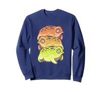 Amphibian Squad Desert Rain Frog Sweatshirt, Adult Unisex, Navy Blue, XX-Large