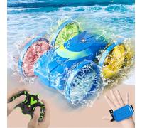 Amphibious RC Stunt Car - 360° Rotation w/ LED Lights - Gesture Sensor & Type-C Charging for 3-12 Year Old Boys & Girls Gifts