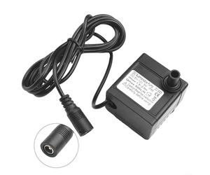 Amphibious Submersible Water Pump Solar Powered DC 12V 24V Quiet Dry Run Safe for Aquarium Fountain Pond Garden Circulation Filter Black(DC12V)