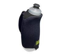 Amphipod Hydraform Ergo-Lite Handheld Water Bottle, BPA-Free Minimalist Insulated Hydration for Ultra-Running & Walking - Black/Clear - 16 oz