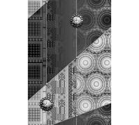 AMPHISBAENA notebook - #11 African in Black and White: A5 with 200 artistically designed, DOTTED pages, Softcover