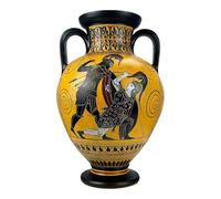 Amphora Achilles Slaying Penthesilea Ancient Greek Vase Pottery Museum Copy 530 BC
