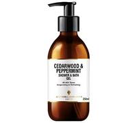 Amphora Aromatics Cedarwood and Peppermint Shower Gel 250ml Glass