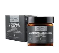 Amphora Aromatics Cedarwood & Black Seed Face Scrub For Men COSMOS Organic 60ml