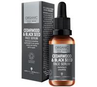 Amphora Aromatics Cedarwood & Black Seed Hydrating Face Serum For Men COSMOS Organic 30ml