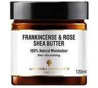 Amphora Aromatics Whipped Frankincense and Rose Shea Butter 120ml ~ Rejuvenating and nourishing