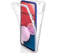 AMPLE Galaxy A13 Case, Galaxy A13 4G Cover, Ultra Thin 360 Case [Full Protection] [no dots] [silicon] [Slim TPU] [Front and Back] [Transparent] For Samsung A13 4G (CLEAR)