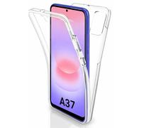 AMPLE Galaxy A37 Case, Ultra Thin 360 Case [Full Protection] [no dots] [silicon] [Slim TPU] [ Front and Back] [Transparent] Cover For Samsung A37 5G (CLEAR)