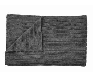 Ample Throw Blanket dark grey Muuto