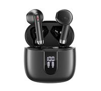 AMPLE Wireless Earbuds For Xiaomi 17 Pro Max/17 Pro/17/15T Pro/15T/15 Ultra/Redmi 15/Redmi 15c True Wireless Headphone with 58H Playtime, Bluetooth 5.4, HiFi Stereo Sound, LED Power Display (BLACK)