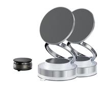 Amplearctic Phone Holder, Ultra Magnetic Flex Car Phone Holder, 360°Adjustable Vacuum Magnetic Holder Clings Securely to Any Smooth Surface (white 2pcs)