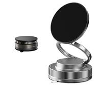 Amplearctic Phone Holder, Ultra Magnetic Flex Car Phone Holder, 360°Adjustable Vacuum Magnetic Holder Clings Securely to Any Smooth Surface (black 1pcs)